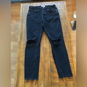 We The Free - Black distressed jeans - Size 28